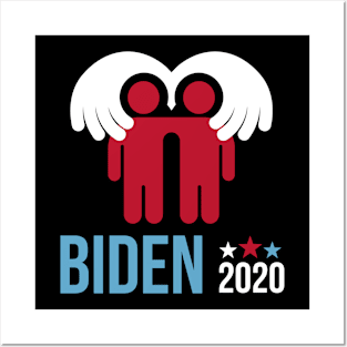 Joe Biden Hands Hugs 2020 Funny Election Posters and Art